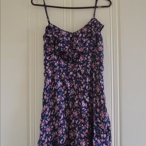 Cotton Candy Flowy Floral Dress